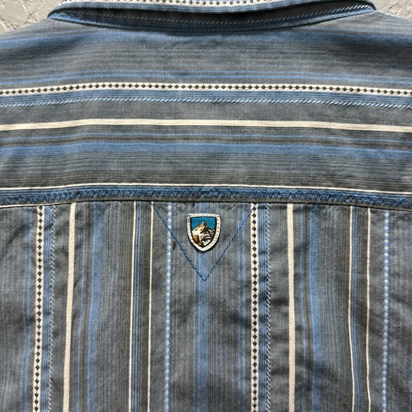 KUHL MEN’S (XXL) FRONT BUTTON DOWN SHIRT/FRONT POCKET SHORT SLEEVES - Picture 9 of 10